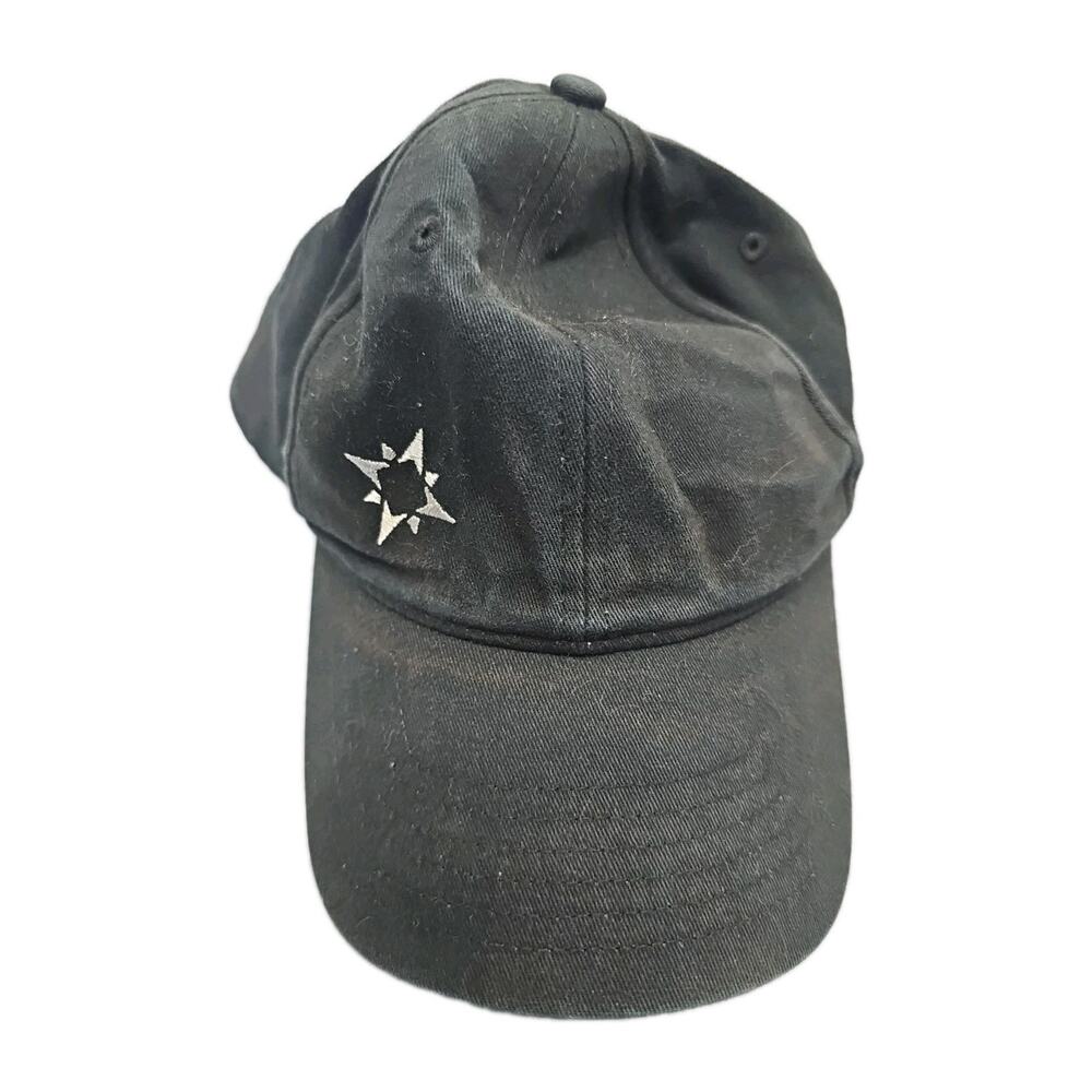 TCS World Travel Baseball Cap Embroidered Cotton Black Adjustable Dad Hat BIG
